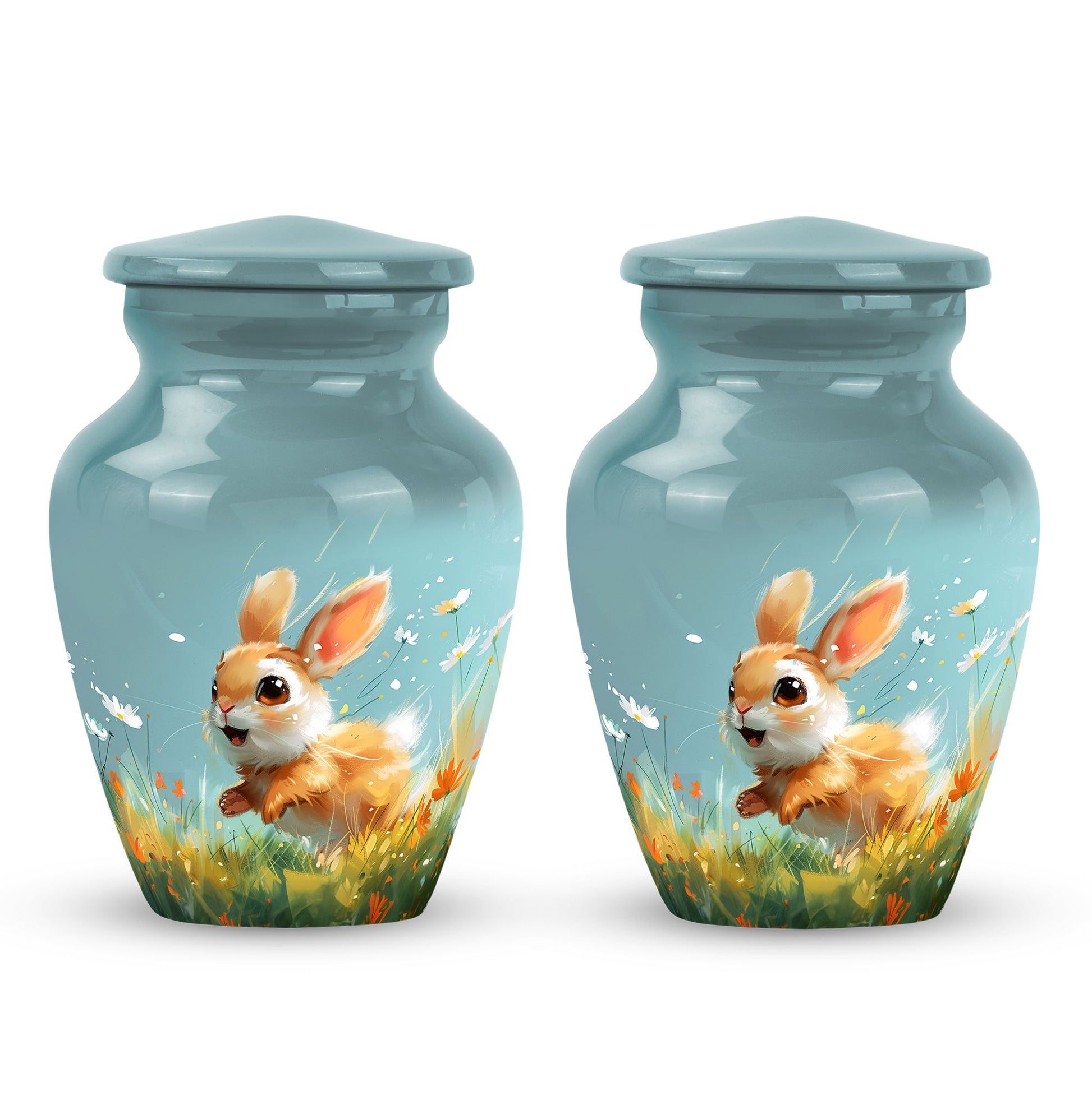 Baby Bunny Rabbit - Decorative Pet Memorial Keepsake For Beloved Animals