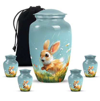 Personalized Pet Keepsake Urn for Pet Ashes - 10-inch, 200 cu in - Yatskia