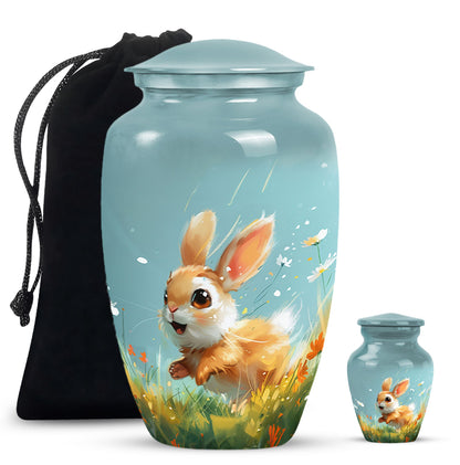 Personalized Pet Keepsake Urn for Pet Ashes - 10-inch, 200 cu in - Yatskia