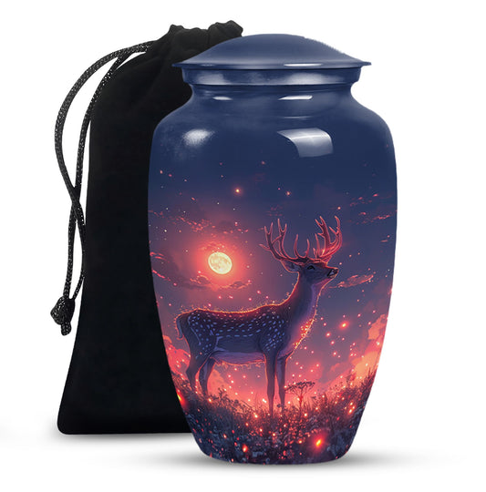 Majestic Deer Cremation Urn for Human Ashes - Urn for Dad and Mom
