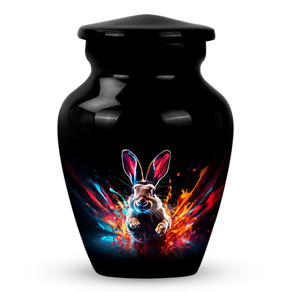 Personalized Rabbit Cremation Urn for Pet Ashes - 10-inch, 200 cu in - Yatskia