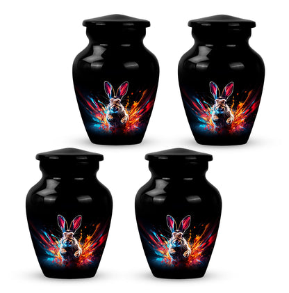 Personalized Rabbit Cremation Urn for Pet Ashes - 10-inch, 200 cu in - Yatskia