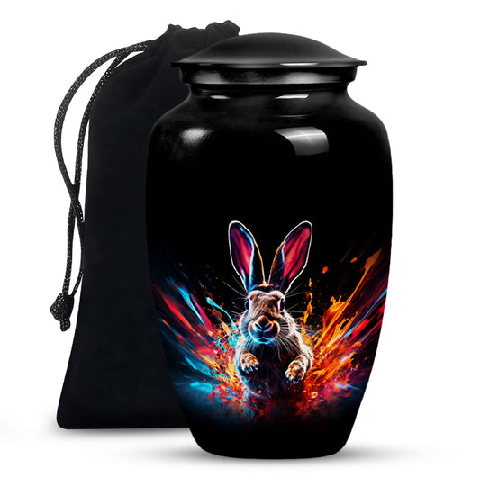 Rabbit Cremation Urn for Human Ashes - Bunny Memorial Urn for Adults