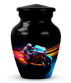 Motorcycle Rider Cremation Urn for Human Ashes - Memorial Urn for Dad