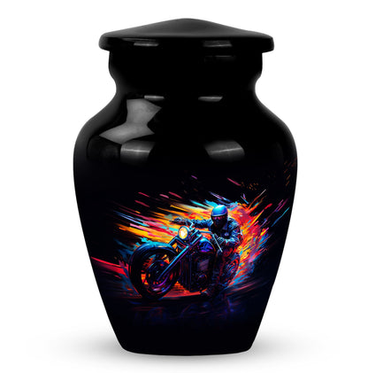 Personalized Motorcycle Cremation Urn for Adults - 10-inch, 200 cu in - Yatskia