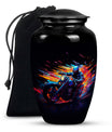 Racing Biker Urn for Human Ashes - Cremation Urns For Adults