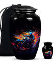 Racing Biker Urn for Human Ashes - Cremation Urns For Adults
