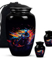 Racing Biker Urn for Human Ashes - Cremation Urns For Adults