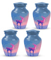 Winter Baby Deer Cremation Urn – Elegant Deer Design For Burial Ashes
