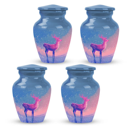 Personalized Deer Cremation Urn for Human Ashes - 10-inch, 200 cu in - Yatskia