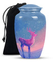 Winter Baby Deer Cremation Urn – Elegant Deer Design For Burial Ashes