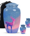 Winter Baby Deer Cremation Urn – Elegant Deer Design For Burial Ashes