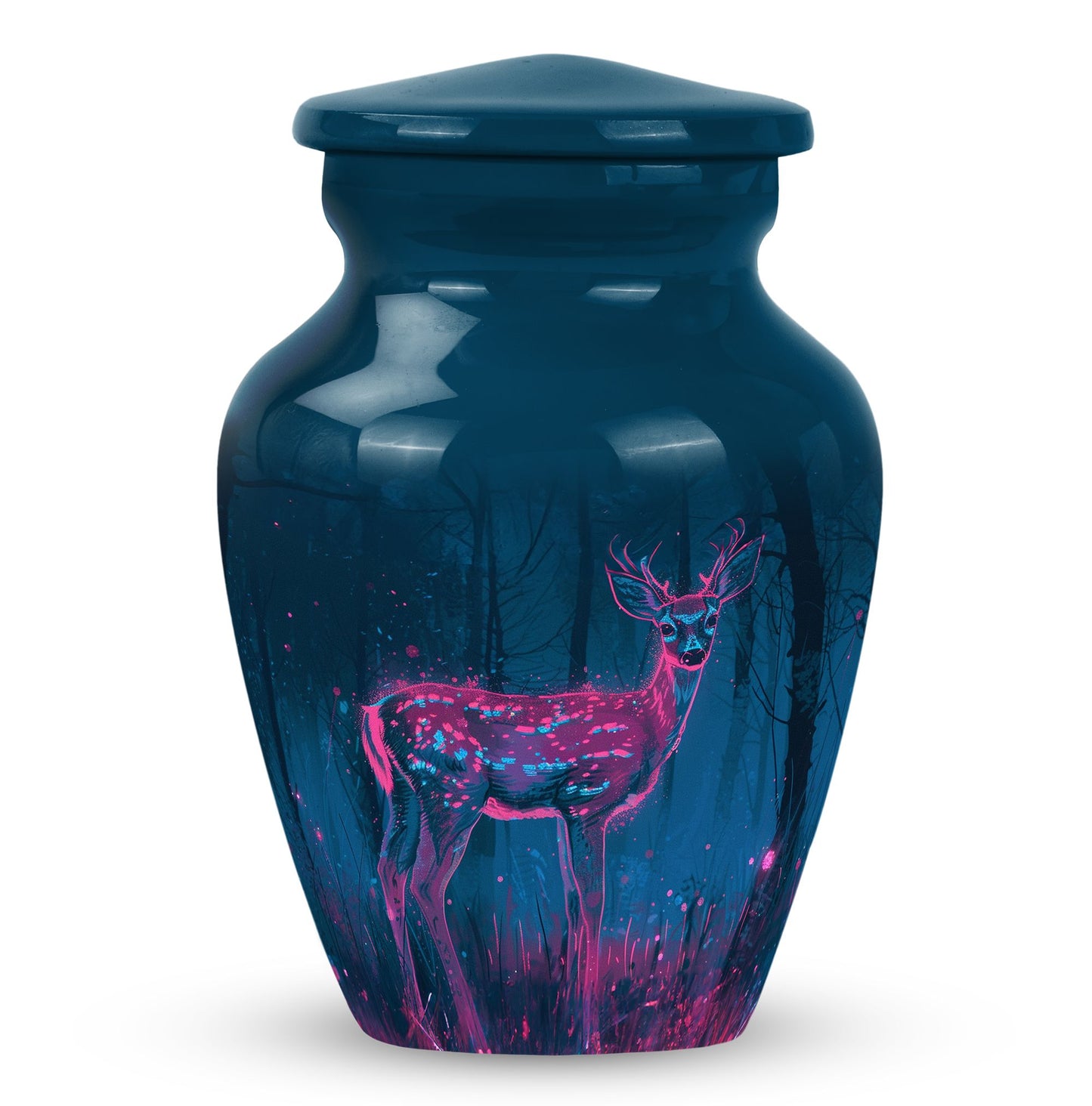 Personalized Deer Cremation Urn for Human Ashes - 10-inch, 200 cu in - Yatskia