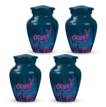 Personalized Deer Cremation Urn for Human Ashes - 10-inch, 200 cu in - Yatskia
