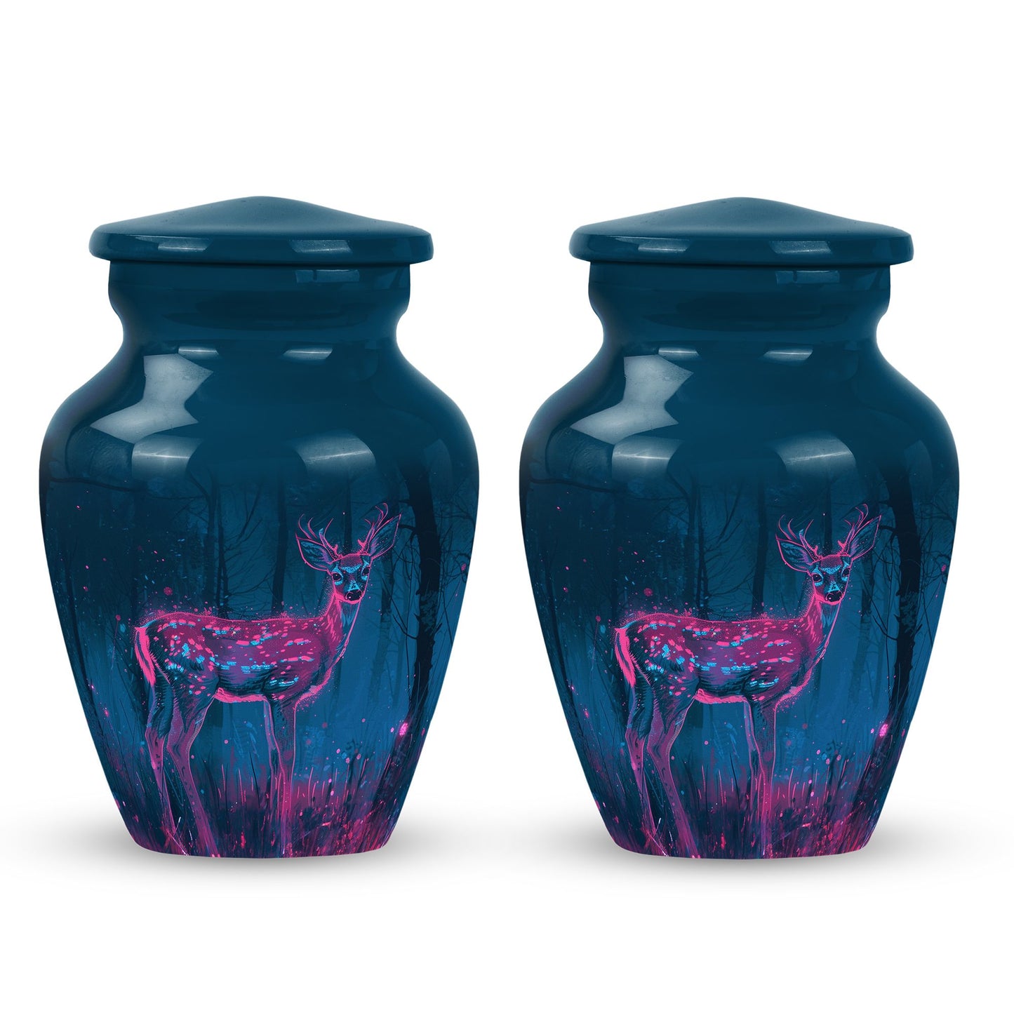 Personalized Deer Cremation Urn for Human Ashes - 10-inch, 200 cu in - Yatskia