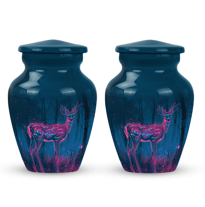 Personalized Deer Cremation Urn for Human Ashes - 10-inch, 200 cu in - Yatskia