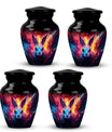 Colorful Bunny Burial Urn for Ashes – Artistic Rabbit Memorial Urn