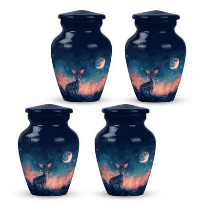 Personalized Deer Cremation Urn for Human Ashes - 10-inch, 200 cu in - Yatskia