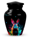 Colorful Rabbit Cremation Urn for Human Ashes - Urn for Mom and Dad