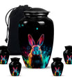 Colorful Rabbit Cremation Urn for Human Ashes - Urn for Mom and Dad