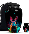 Colorful Rabbit Cremation Urn for Human Ashes - Urn for Mom and Dad