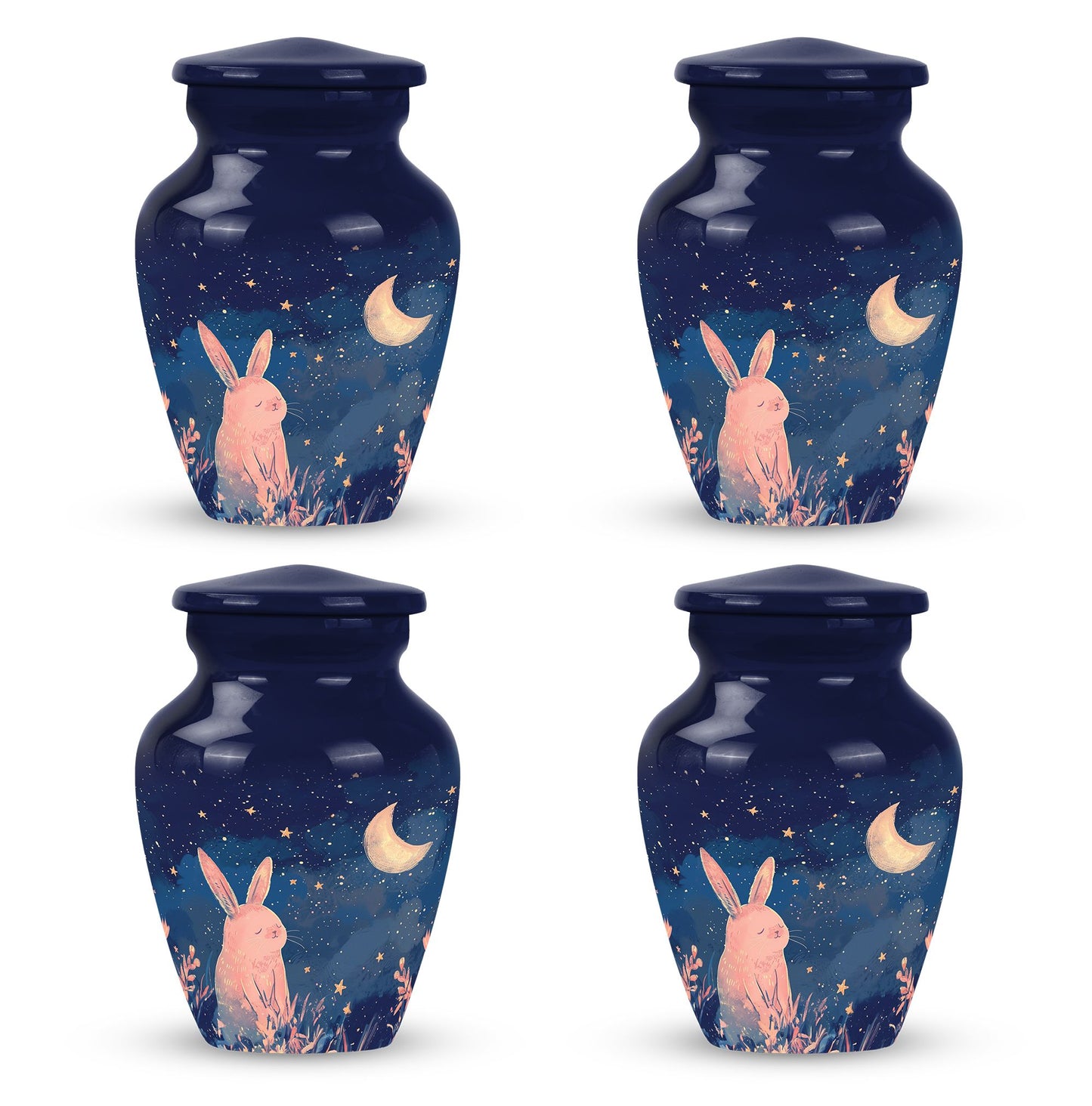 Personalized Rabbit Cremation Urn for Pet Ashes - 10-inch, 200 cu in - Yatskia