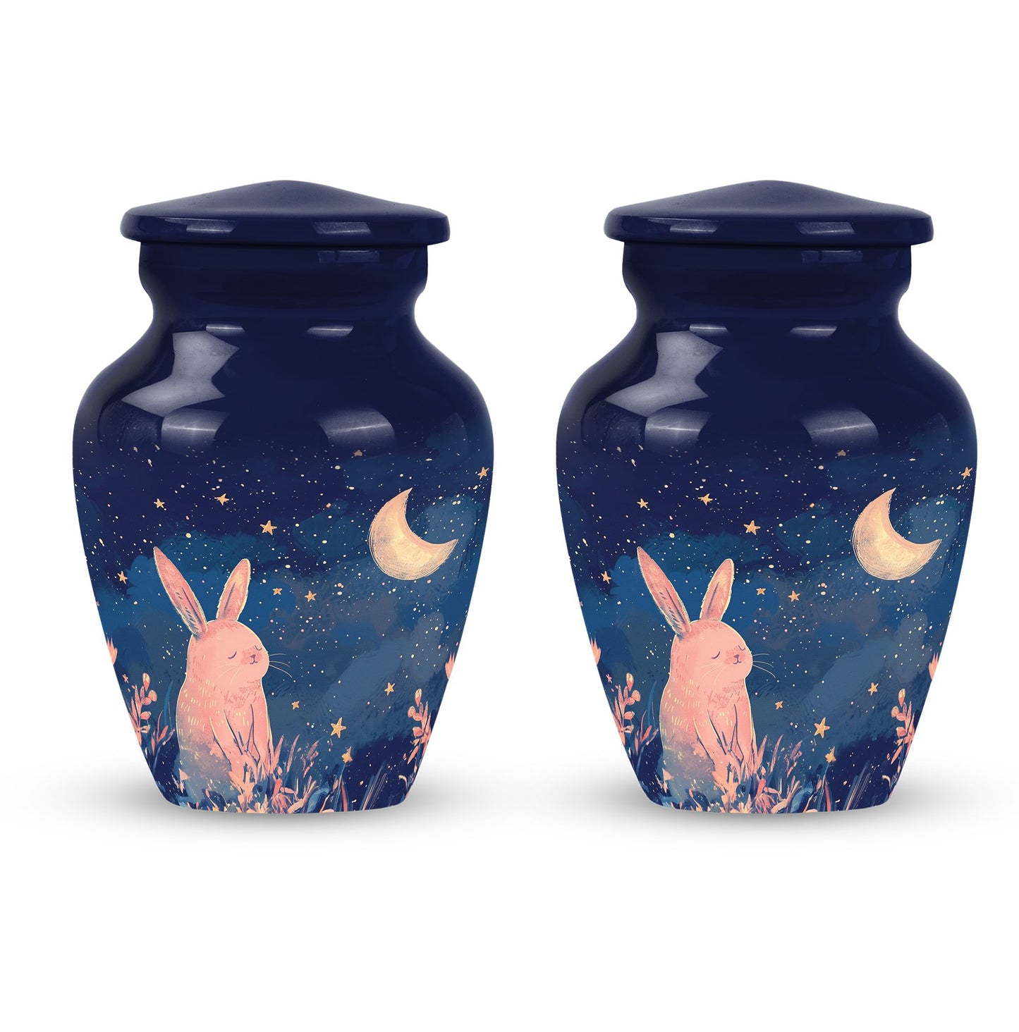 Personalized Rabbit Cremation Urn for Pet Ashes - 10-inch, 200 cu in - Yatskia