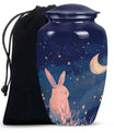 Starry Night Rabbit Cremation Urns For Human Ashes - Urns For Burial