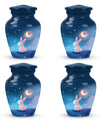 Moonlit Bunny Cremation Urns For Human Ashes - Rabbit Urn for Mom & Dad