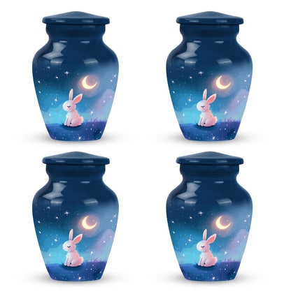 Personalized Rabbit Cremation Urn for Pet Ashes - 10-inch, 200 cu in - Yatskia