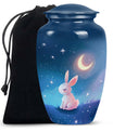 Moonlit Bunny Cremation Urns For Human Ashes - Rabbit Urn for Mom & Dad