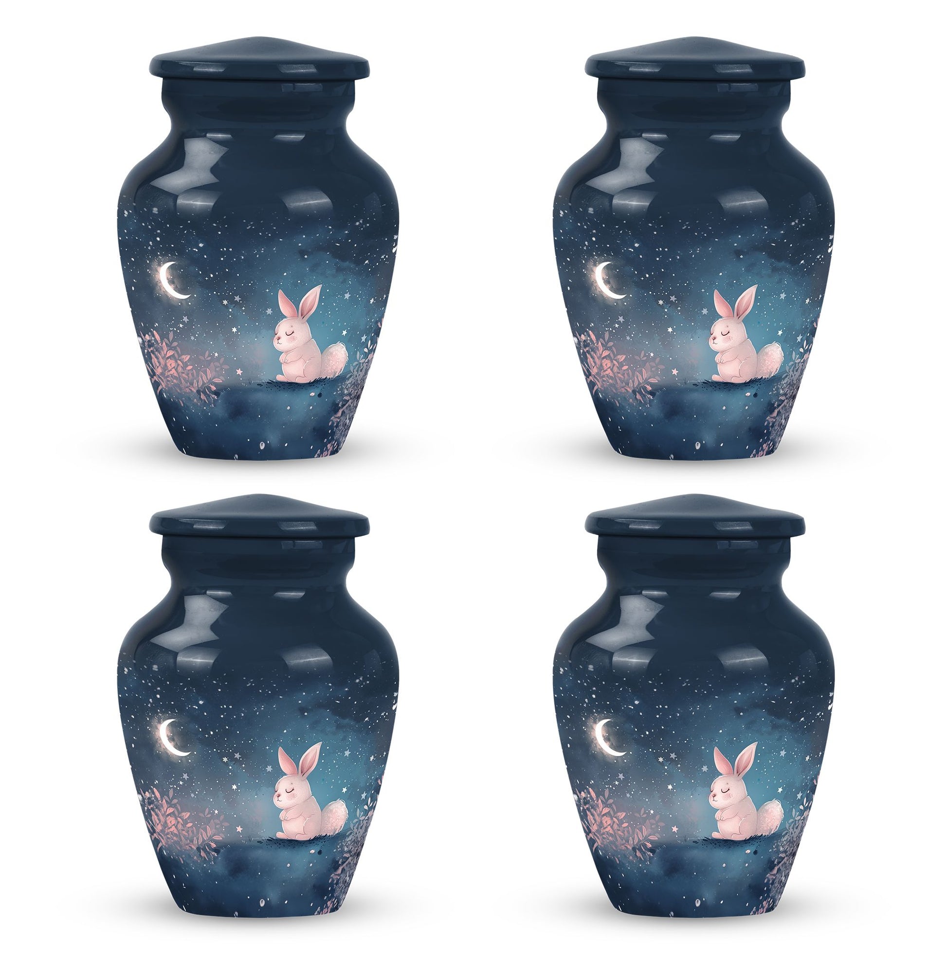 Night Bunny & Stars Urn - Urns For Human Ashes Women