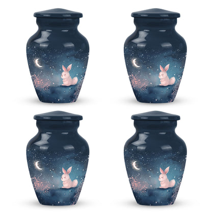 Personalized Rabbit Cremation Urn for Pet Ashes - 10-inch, 200 cu in - Yatskia