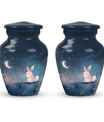 Night Bunny & Stars Urn - Urns For Human Ashes Women
