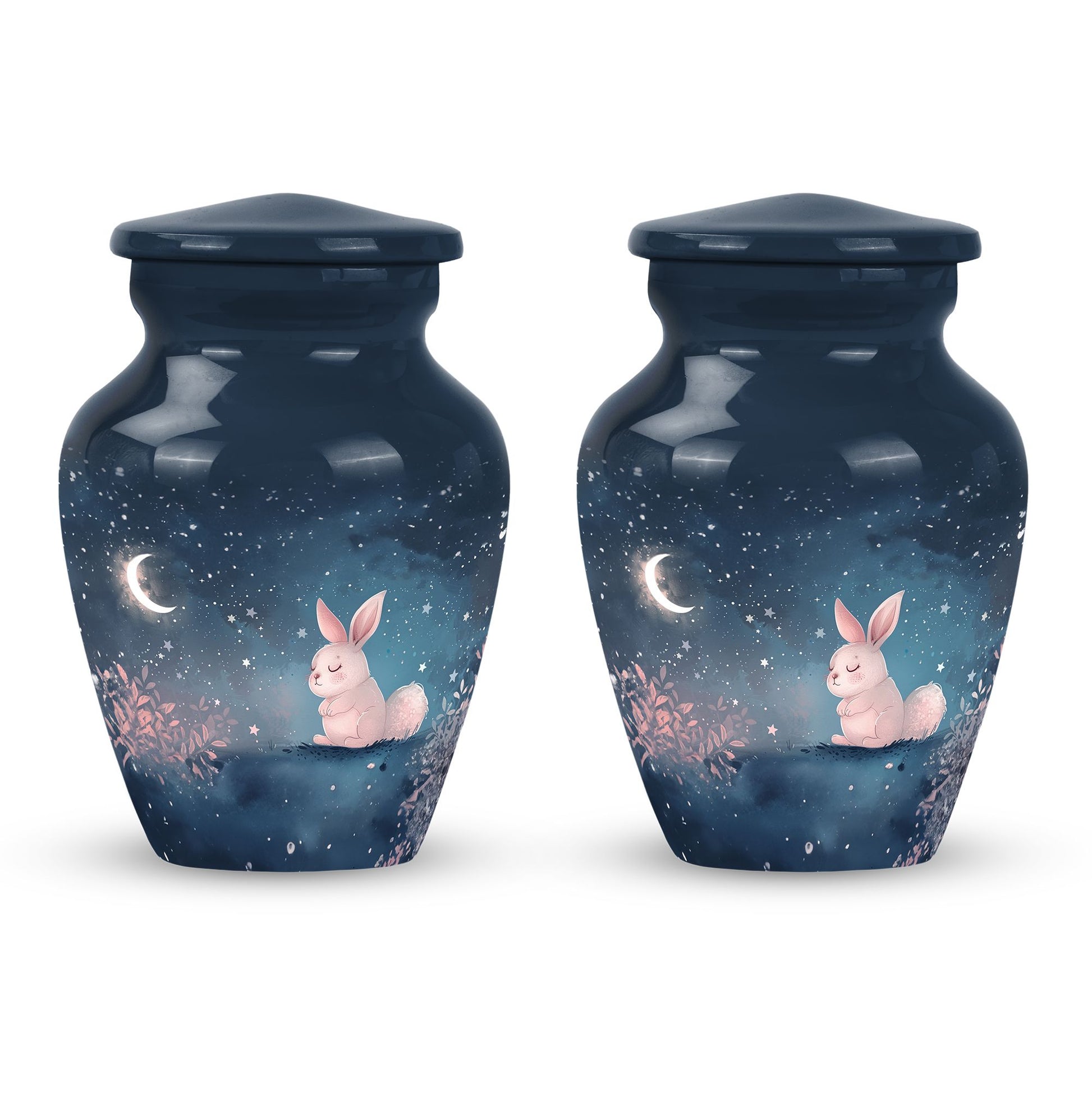 Night Bunny & Stars Urn - Urns For Human Ashes Women