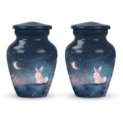 Personalized Rabbit Cremation Urn for Pet Ashes - 10-inch, 200 cu in - Yatskia