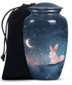 Night Bunny & Stars Urn - Urns For Human Ashes Women