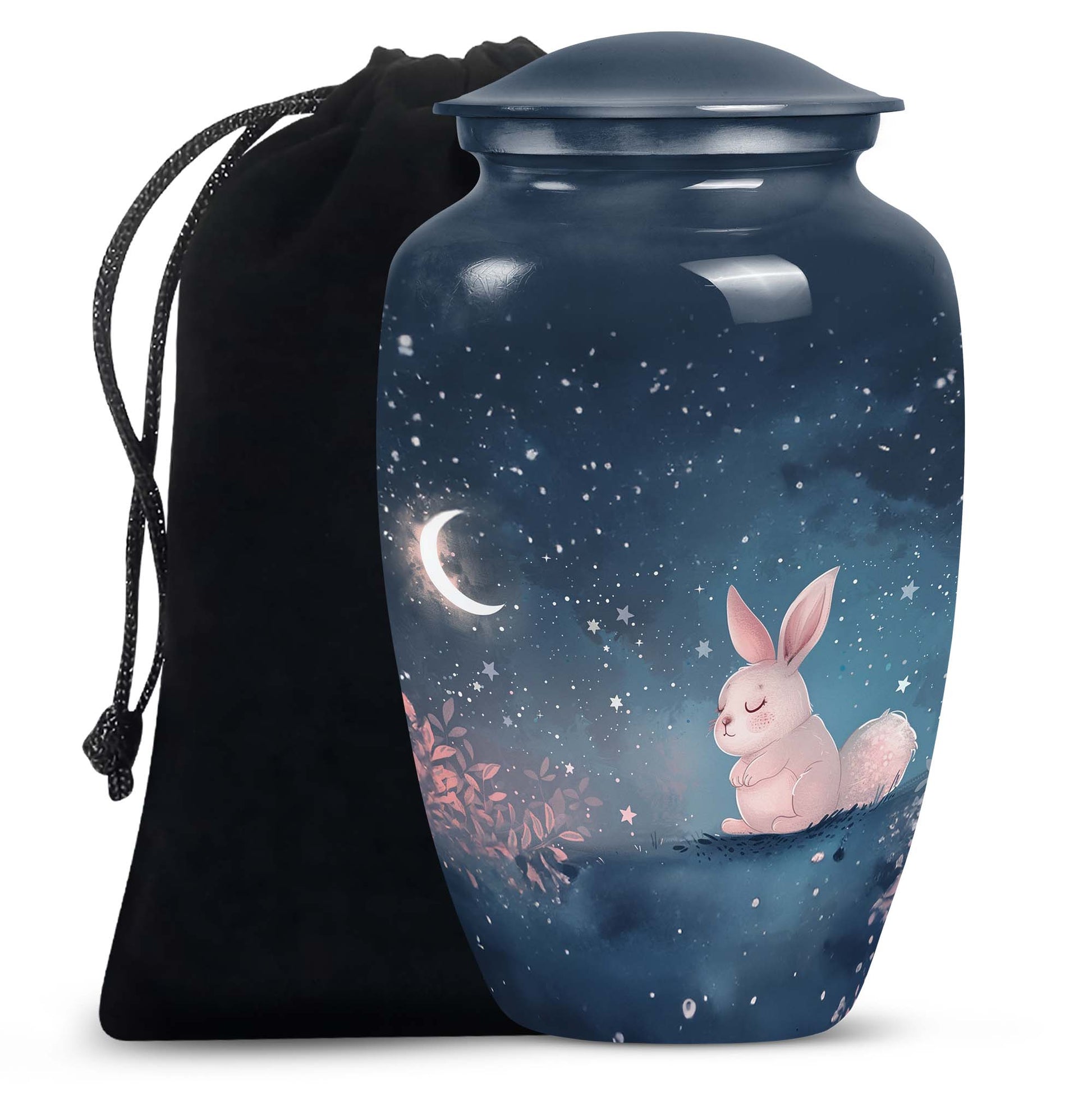 Night Bunny & Stars Urn - Urns For Human Ashes Women