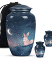 Night Bunny & Stars Urn - Urns For Human Ashes Women
