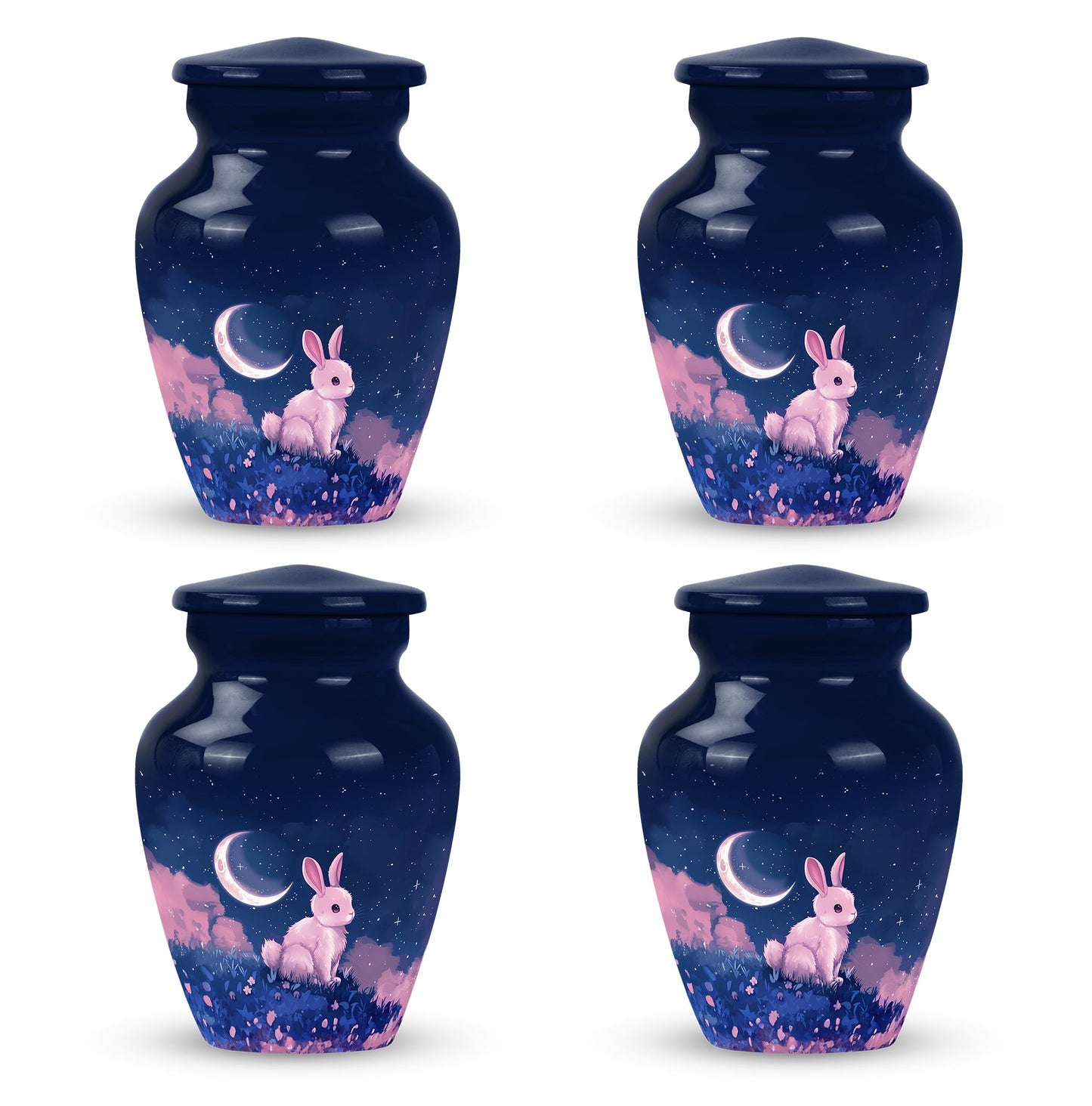 Personalized Galaxy Cremation Urn for Human Ashes - 10-inch, 200 cu in - Yatskia