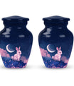 Bunny Night Moon Urn - Decorative Unique Urns For Ashes
