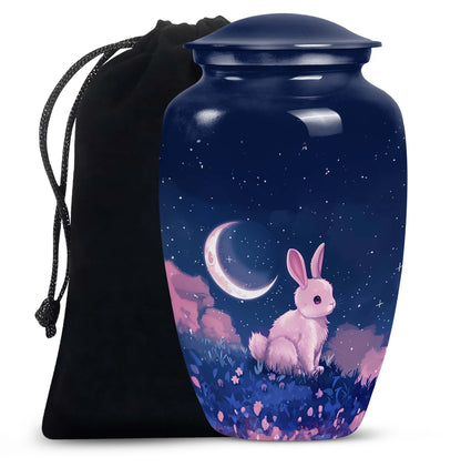 Personalized Galaxy Cremation Urn for Human Ashes - 10-inch, 200 cu in - Yatskia