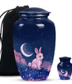Bunny Night Moon Urn - Decorative Unique Urns For Ashes