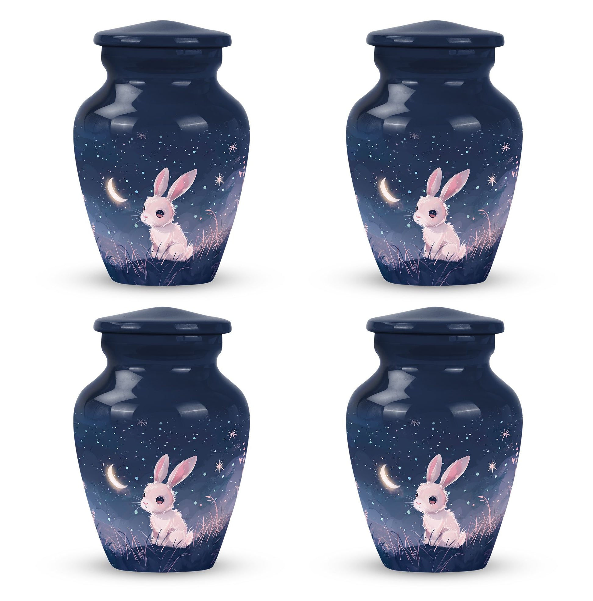 Night Bunny Cremation Urn - Pet Urns For Bunny Ashes
