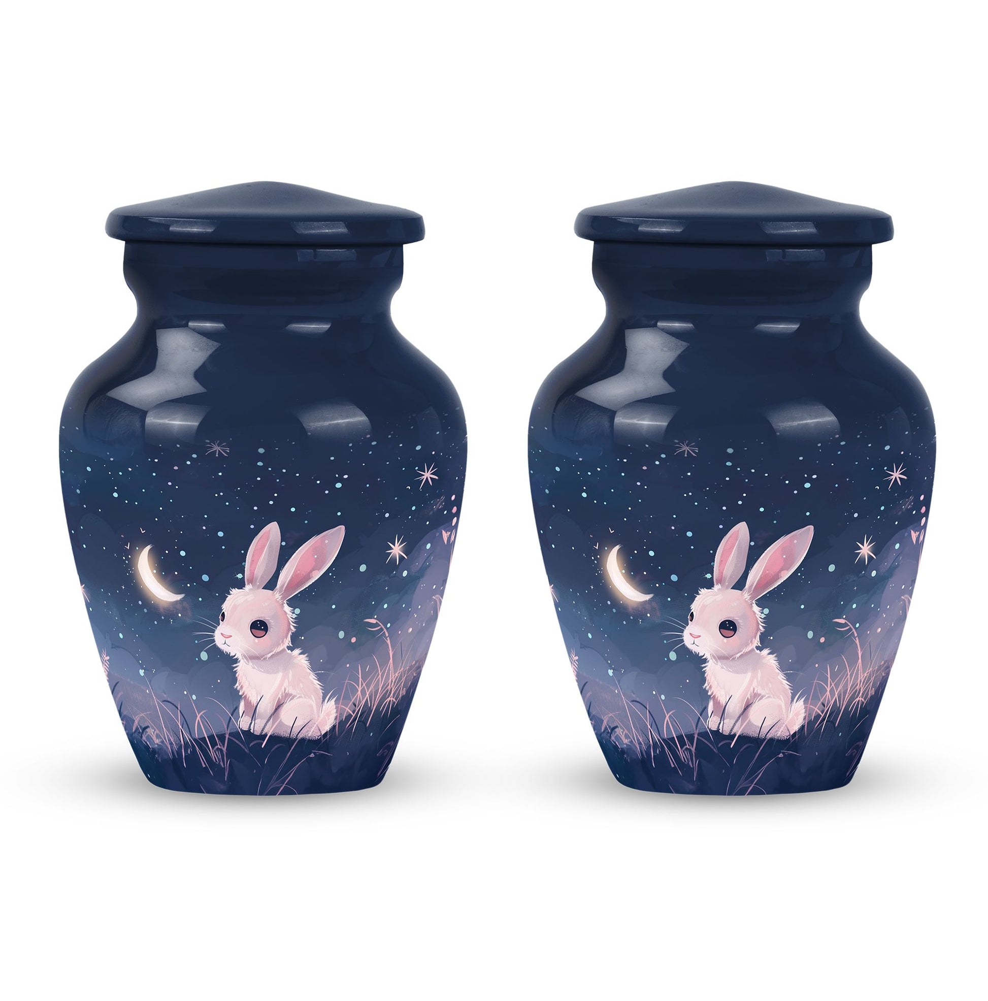 Night Bunny Cremation Urn - Pet Urns For Bunny Ashes