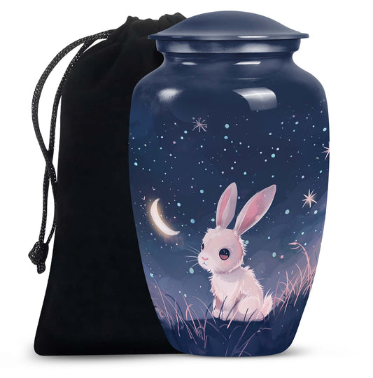 Night Bunny Cremation Urn - Pet Urns For Bunny Ashes