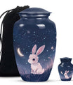 Night Bunny Cremation Urn - Pet Urns For Bunny Ashes