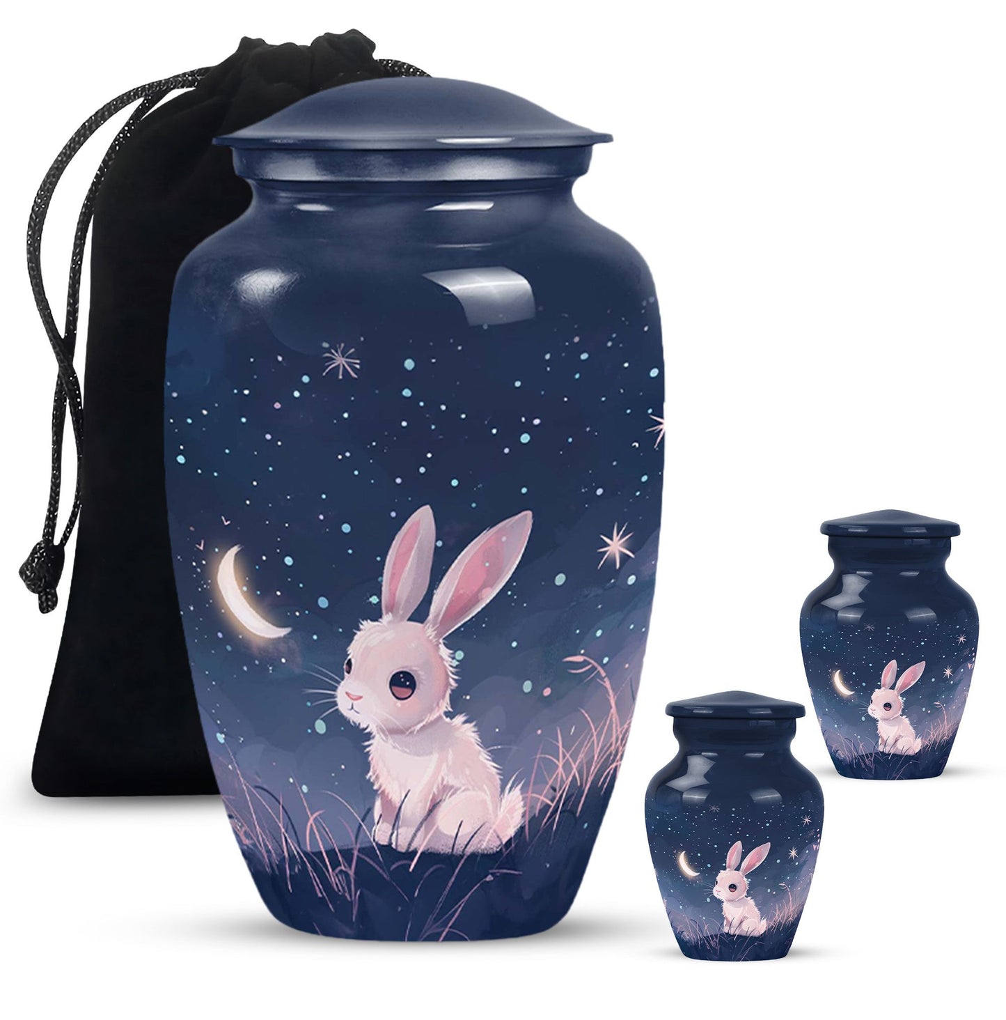 Personalized Pet Cremation Urn for Pet Ashes - 10-inch, 200 cu in - Yatskia