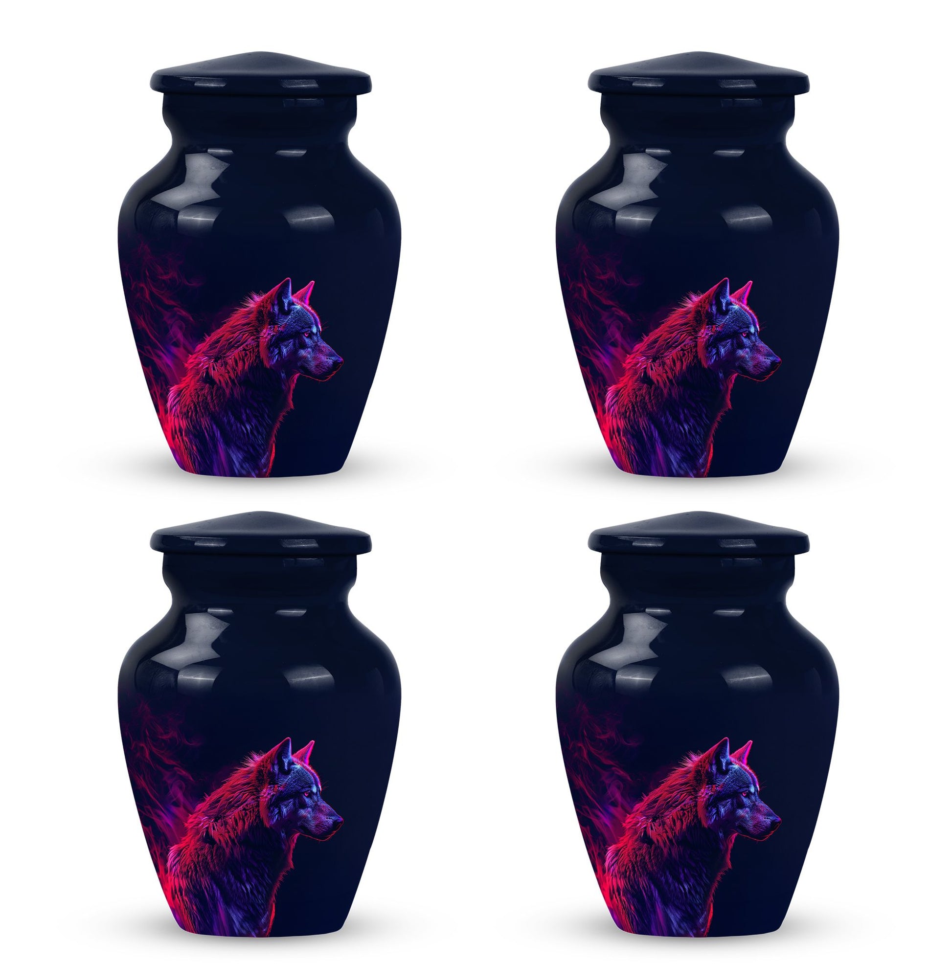Wolf Cremation Urn - Wolf Urn For Human Ashes