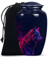 Wolf Cremation Urn - Wolf Urn For Human Ashes